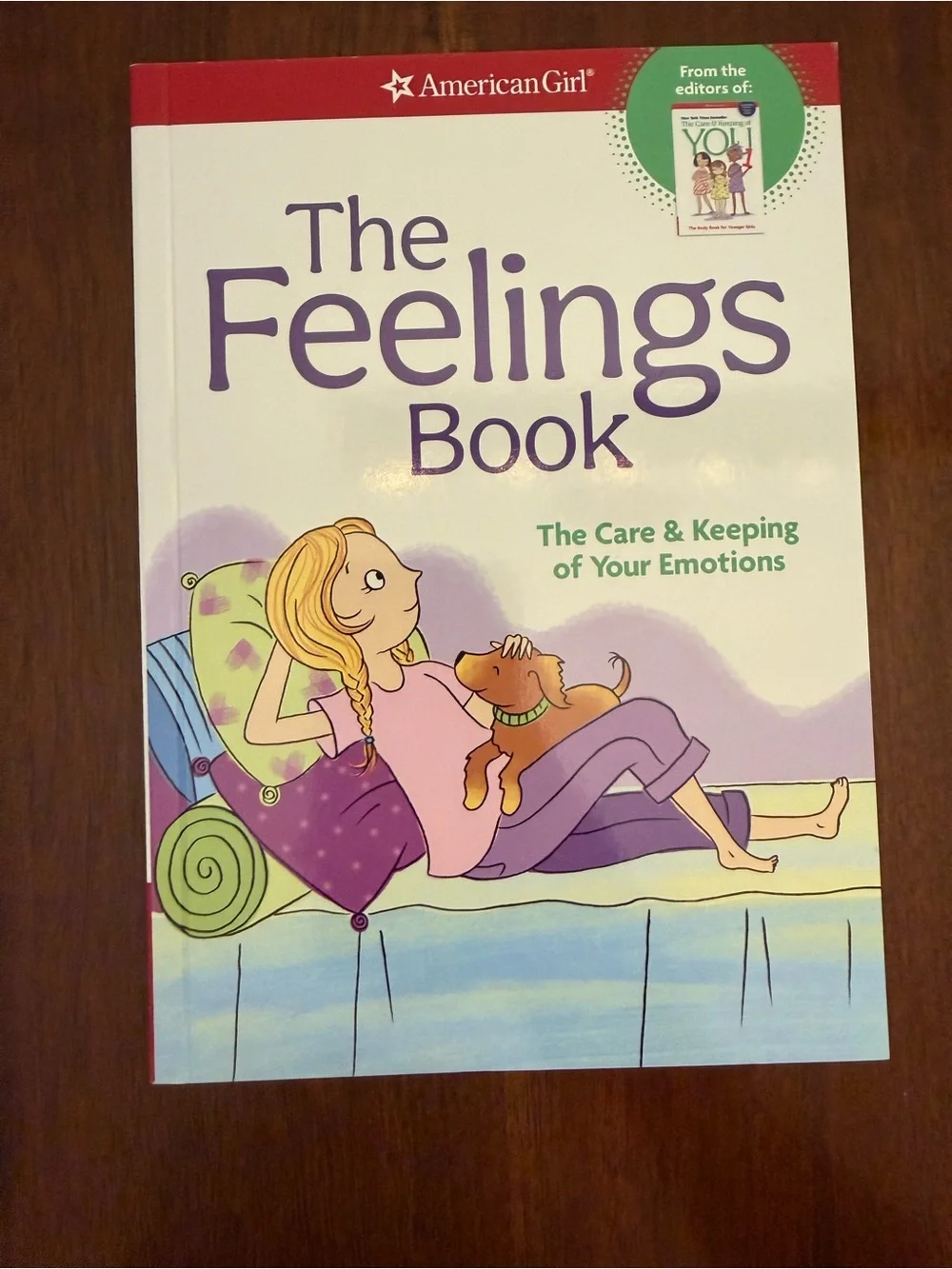 American Girl Puberty & Kids Feelings Book Set - White/Purple Covers